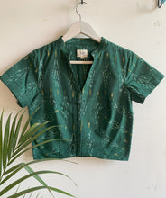 Load image into Gallery viewer, IKAT CHINESE COLLAR BLOUSE