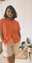 Load image into Gallery viewer, BRIGHT ORANGE SOLID SHIRT