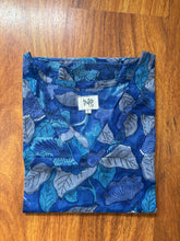 Load image into Gallery viewer, blue printed cotton long kurti