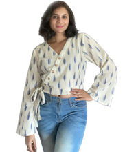 Load image into Gallery viewer, IKAT WRAP TOP