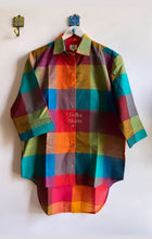 Load image into Gallery viewer, MULTI CHECKS OVERSIZED SHIRT