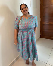 Load image into Gallery viewer, COTTON FLARED DRESS