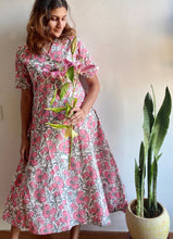 Load image into Gallery viewer, FLORAL COTTON DRESS