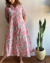 Load image into Gallery viewer, FLORAL COTTON DRESS