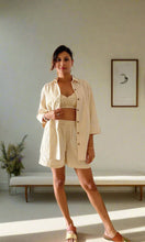 Load image into Gallery viewer, BEIGE COTTON SHORTS