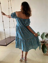 Load image into Gallery viewer, COTTON FRILL DRESS