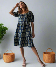 Load image into Gallery viewer, COTTON FRILL DRESS