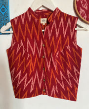 Load image into Gallery viewer, IKAT CROP JACKET