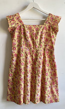 Load image into Gallery viewer, YELLOW FLORAL TENNIS FROCK