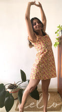 Load image into Gallery viewer, YELLOW FLORAL TENNIS FROCK