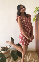 Load image into Gallery viewer, PINK PRINTED COTTON TENNIS FROCK