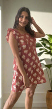 Load image into Gallery viewer, PINK PRINTED COTTON TENNIS FROCK