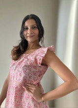 Load image into Gallery viewer, PINK FLORAL TENNIS FROCK