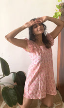 Load image into Gallery viewer, PINK FLORAL TENNIS FROCK