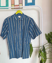 Load image into Gallery viewer, INDIGO PRINTED COTON SHIRTS