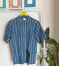 Load image into Gallery viewer, INDIGO PRINTED COTON SHIRTS