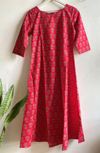 Load image into Gallery viewer, AJRAKH FLARED KURTI