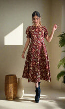 Load image into Gallery viewer, COTTON PUFF SL DRESS