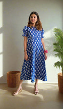 Load image into Gallery viewer, COTTON PUFF SL DRESS