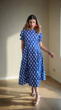 Load image into Gallery viewer, COTTON PUFF SL DRESS