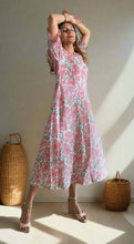 Load image into Gallery viewer, COTTON PUFF SL DRESS
