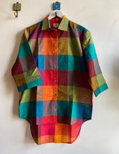 Load image into Gallery viewer, MULTI CHECKS OVERSIZED SHIRT