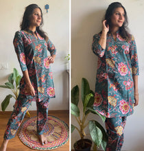 Load image into Gallery viewer, FLORAL COTTON SLEEP WEAR