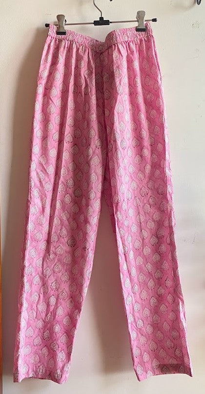 FLORAL PRINTED COTTON PANT