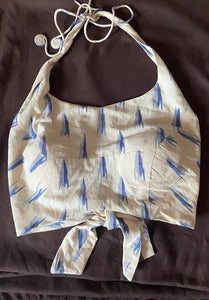 IKAT HALTER NECK BLOUSE