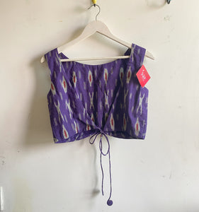 IKAT BACKLESS BLOUSE