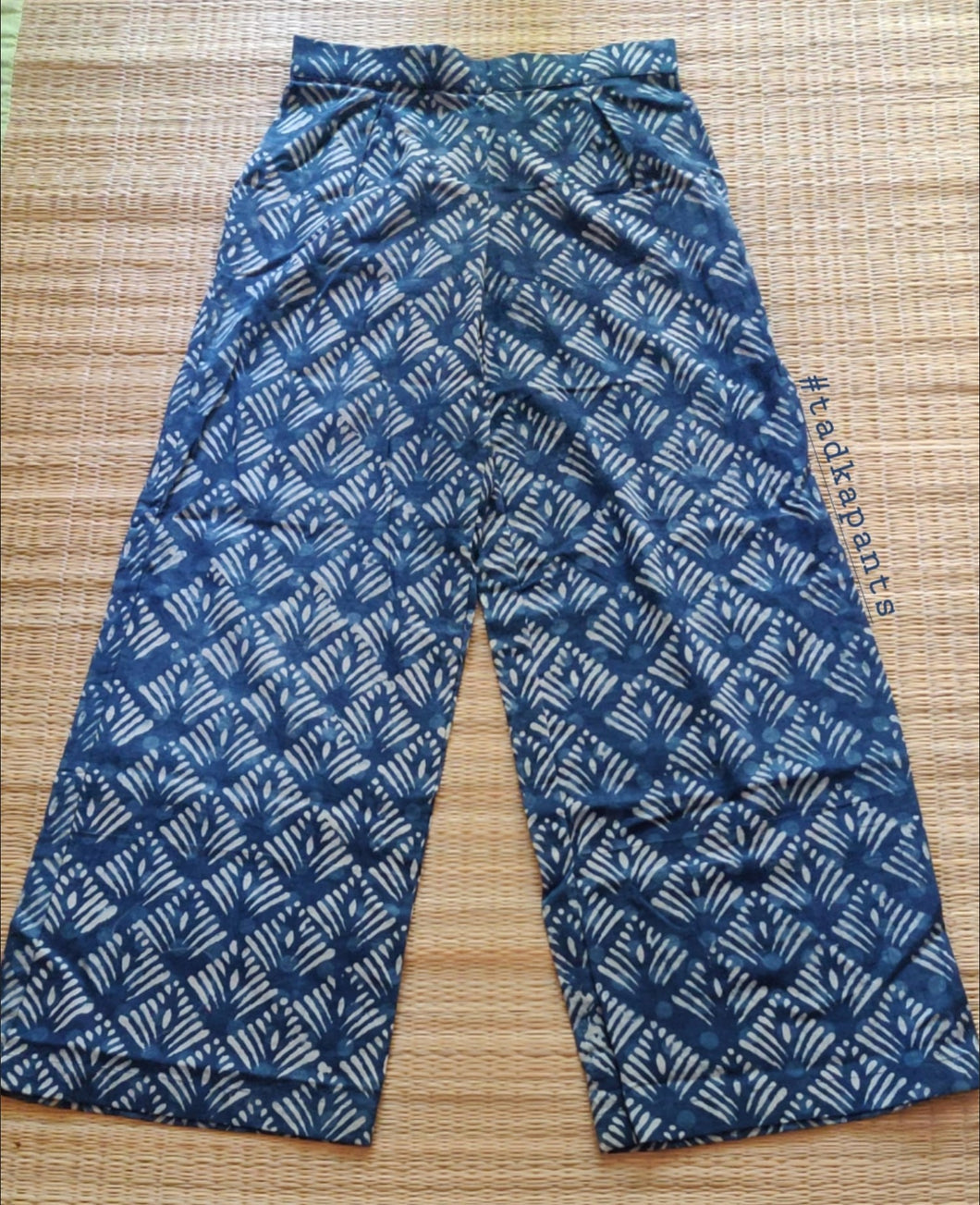 INDIGO COTTON PALAZZO