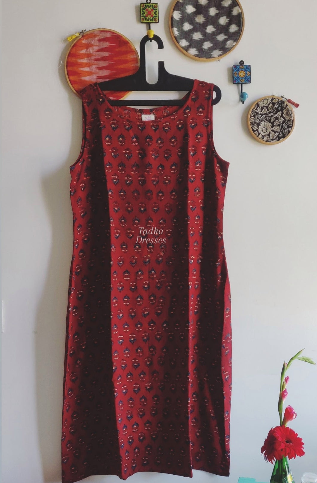 AJRAKH PRINTED COTTON KURTI