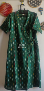 SHAWL WRAP DRESS