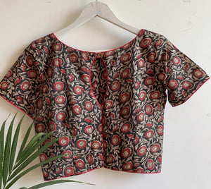 PRINTED COTTON BLOUSE