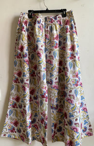 FLORAL BELL BOTTOM PANTS