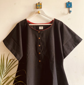 SOLID COTTON TUNIC