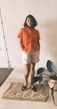 Load image into Gallery viewer, BRIGHT ORANGE SOLID SHIRT
