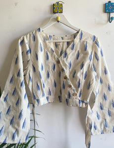 IKAT WRAP TOP