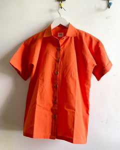 BRIGHT ORANGE SOLID SHIRT