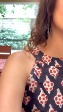 Load image into Gallery viewer, Ajrakh mini shift dress
