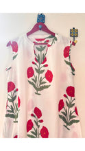 Load image into Gallery viewer, Red floral A line dress
