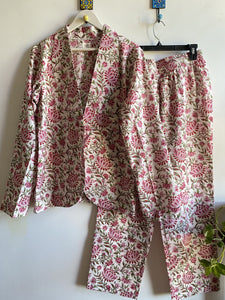 FLORAL JACKET / PANT CORD SET