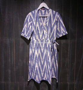 IKAT WRAP DRESS