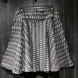 IKAT FLARED SKIRT