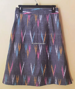 IKAT A LINE SKIRT