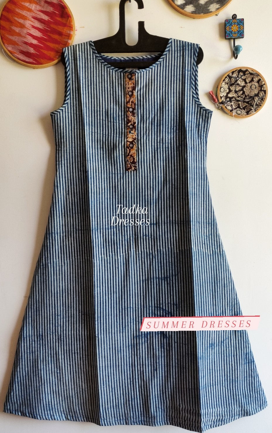 INDIGO MIDI DRESS