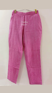 COTTON STRIPES PANT