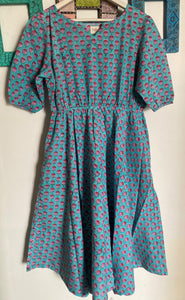 COTTON FLARED DRESS