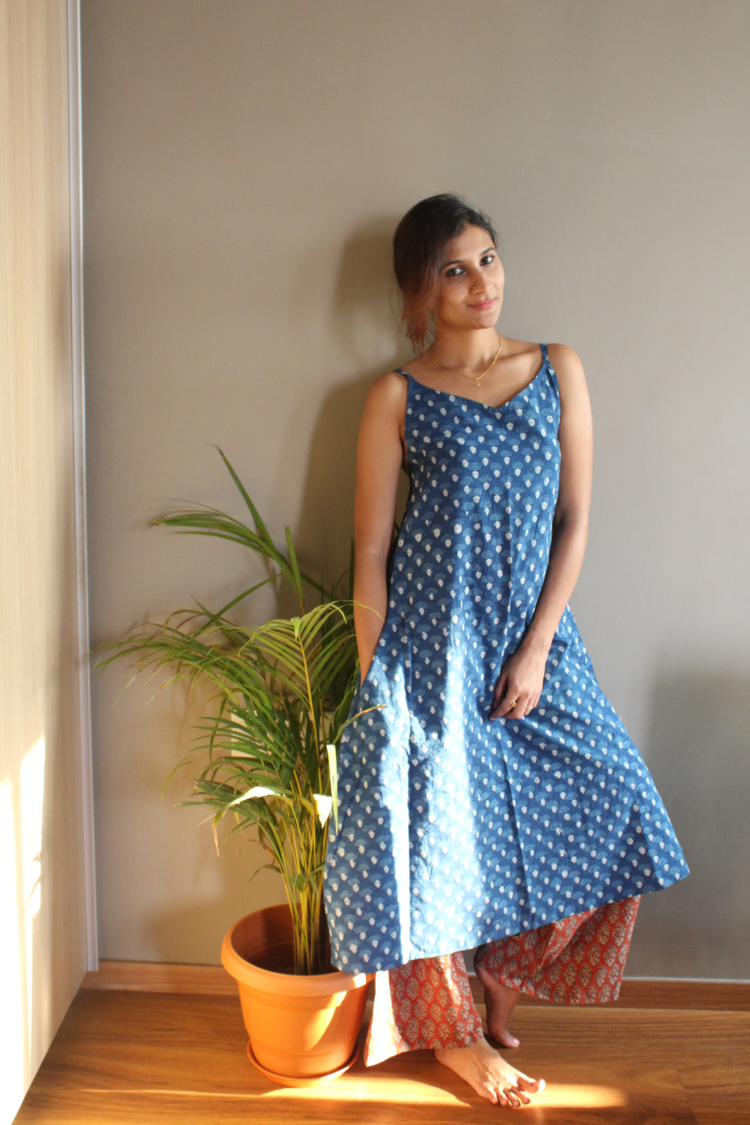 INDIGO SPEG DRESS