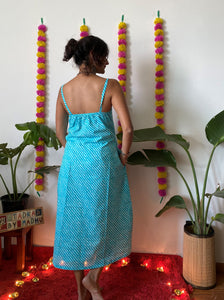 SHIBORI COTTON SPEG DRESS